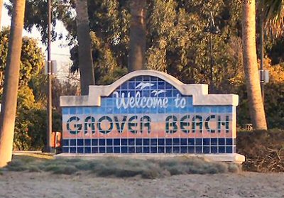 Grover Beach welcome sign