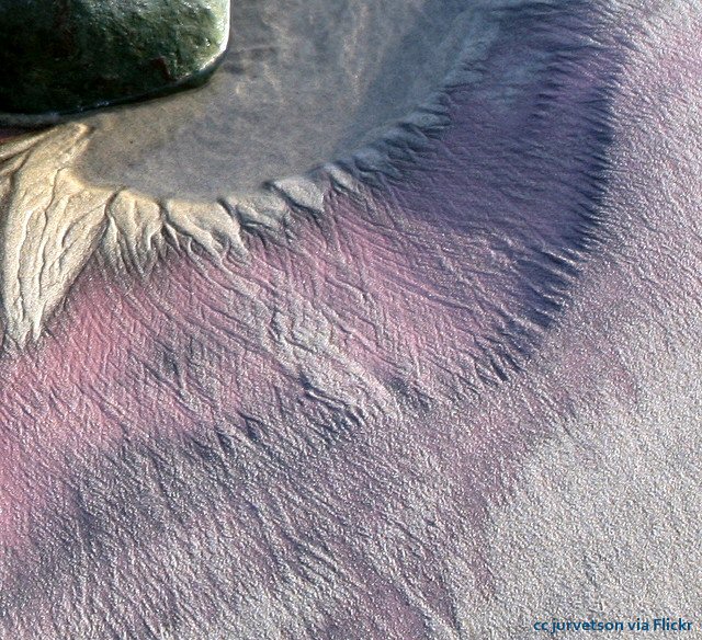 Purple sand at Pfeiffer Beach