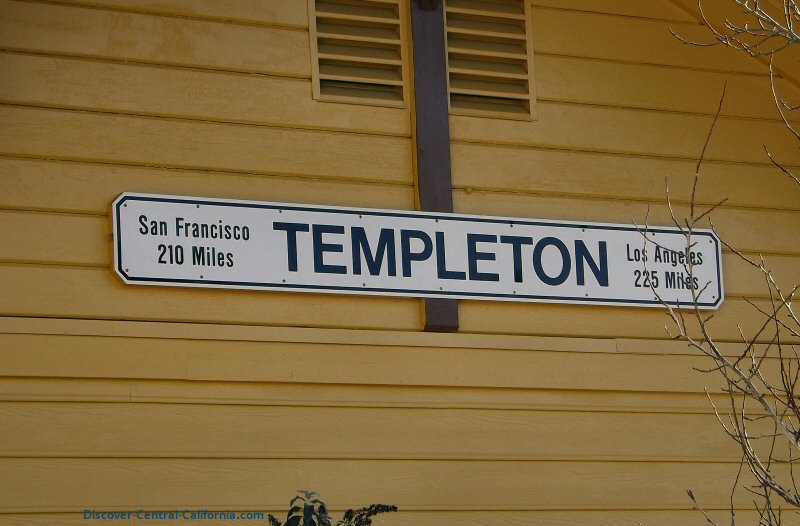 Templeton depot sign