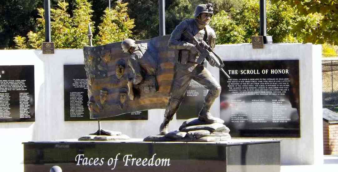 Atascadero, California. The Faces Of Freedom Statue