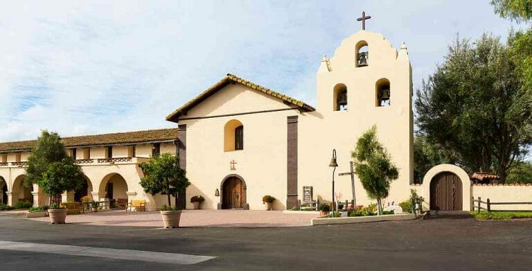 California Mission Santa Ines in Solvang, Santa Ynez Valley