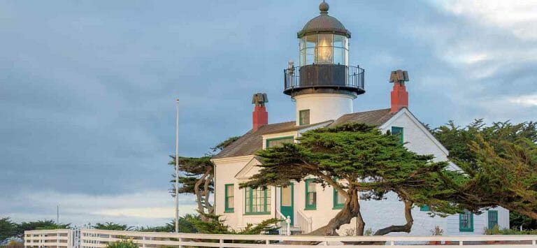 The Point Pinos Lighthouse in Pacific Grove