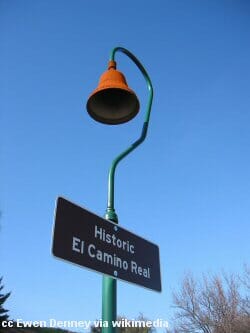 Camino Real bell and marker
