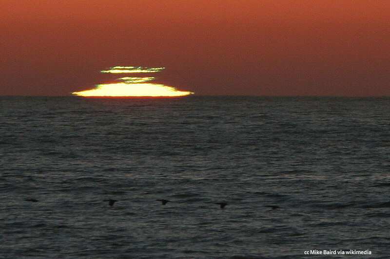 Green flash from Morro Strand