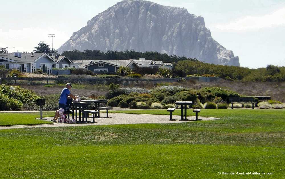 Picnic area at Cloisters Park in Morro Bay