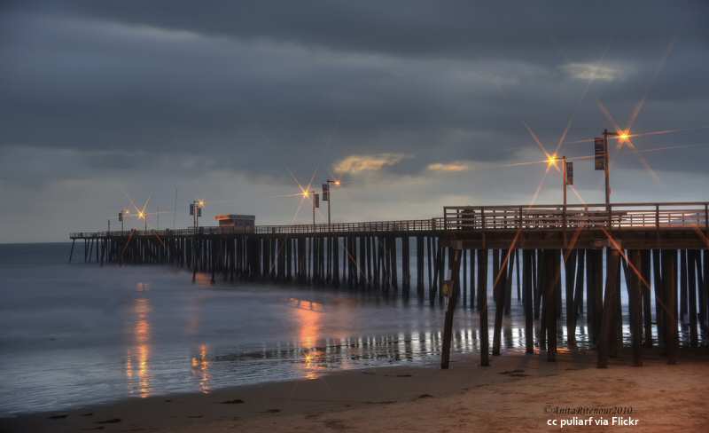 The Pismo Beach Pier at twilight